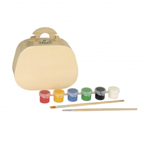 Joc creativ gentuta din lemn de pictat, Egmont Toys [3]