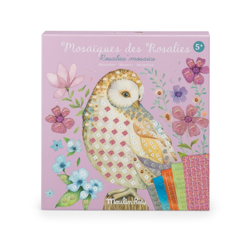 Jocuri si jucarii - Joc creativ mozaic Les Rosalies, Moulin Roty