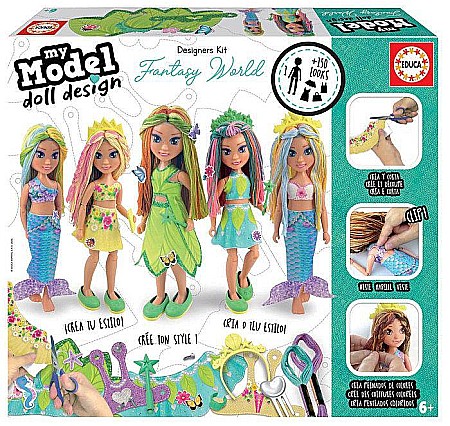 Educative - Joc Creativ My Model. Doll Design. Fantasy Educa 18366