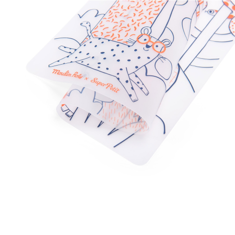 Joc creativ Plansa din silicon de colorat, Moulin Roty [2]