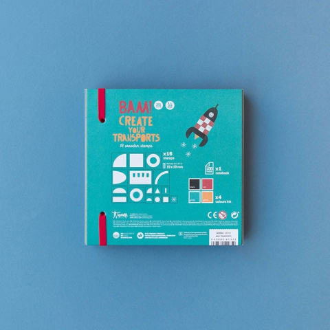 Joc creativ stampile Mijloace de transport, Londji [2]