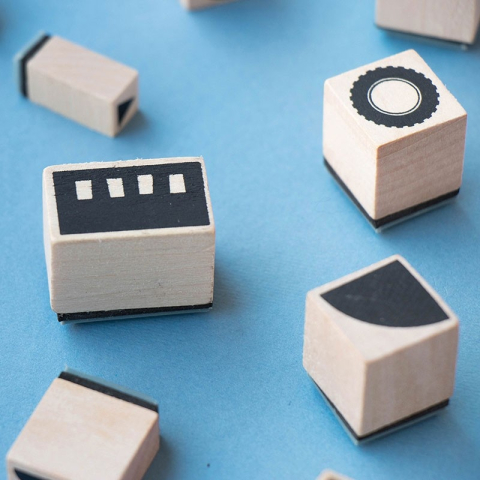 Joc creativ stampile Mijloace de transport, Londji [4]