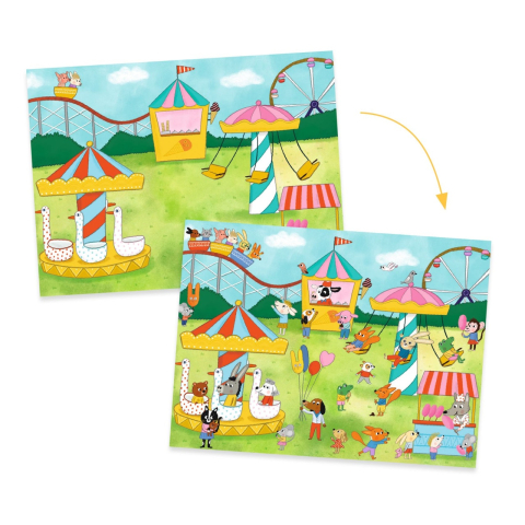 Joc creativ Transferuri cu tematica petreceri, Djeco [1]