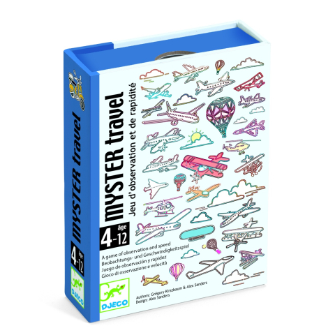 Jocuri si jucarii - Joc de carti Myster travel, Djeco