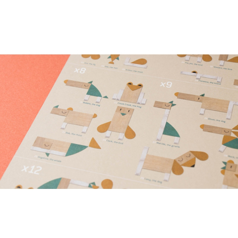 Joc de compozitie Vulpea si soricelul, Londji [3]