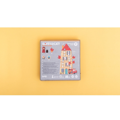 Joc de cooperare varianta de buzunar Pompierii salveaza pisica, Londji [2]