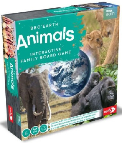Board Games - Joc de societate BBC Earth Animals Noris – Trivia Familie Educativ