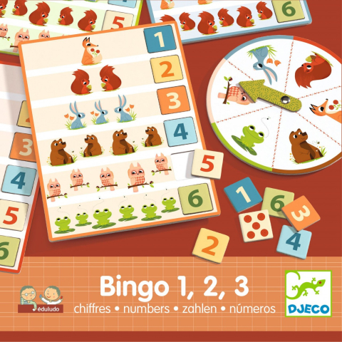 Joc Eduludo Bingo cifre, Djeco [3]