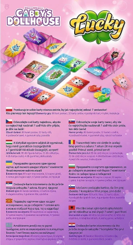 Joc Gabby's Dollhouse Lucky Card Game pentru Copii [2]