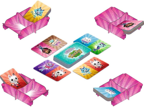 Joc Gabby's Dollhouse Lucky Card Game pentru Copii [1]