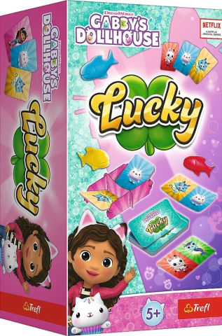 Board Games - Joc Gabby's Dollhouse Lucky Card Game pentru Copii