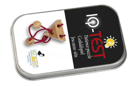 Joc logic IQ puzzle cu snur Elibereaza inelul-6, Fridolin [1]