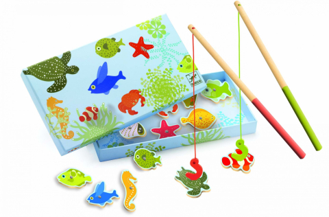 Joc magnetic de pescuit Fishing tropic, Djeco [2]