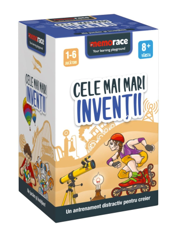 Board Games - Joc Memorace Cele mai mari inventii – Joc educativ de memorie si cultura generala