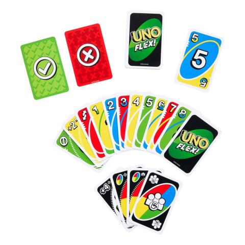 Joc UNO Flex Card Game Mattel editie cu Power Cards 2-8 jucatori [2]