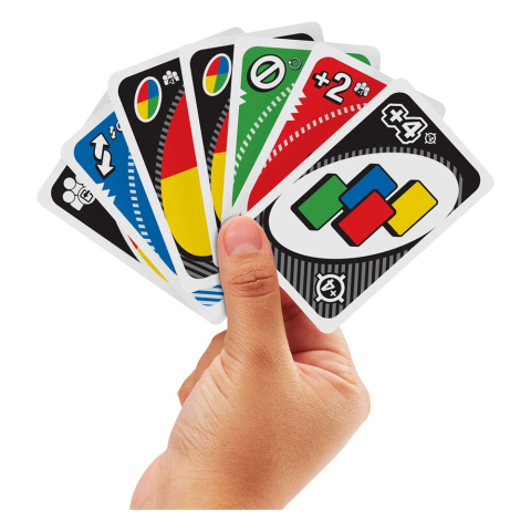 Joc UNO Flex Card Game Mattel editie cu Power Cards 2-8 jucatori [3]