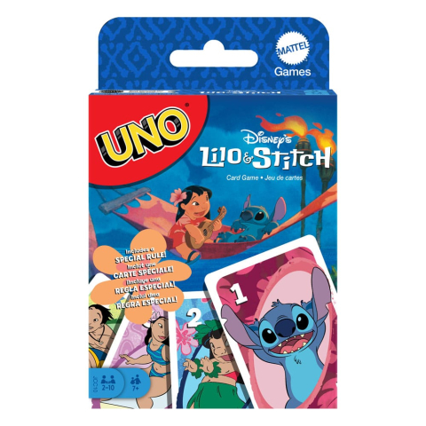 Board Games - Joc UNO Lilo & Stitch Card Game Disney 112 carti