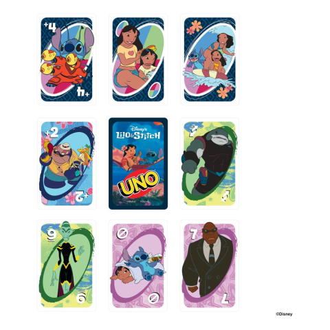 Joc UNO Lilo & Stitch Card Game Disney 112 carti [2]