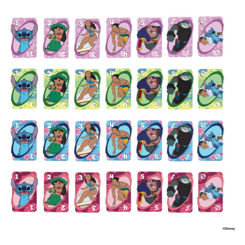 Joc UNO Lilo & Stitch Card Game Disney 112 carti [1]