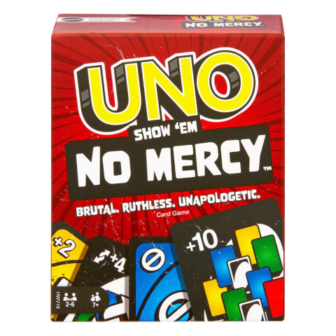 Board Games - Joc UNO Show Em No Mercy Card Game 168 carti editie hardcore Mattel