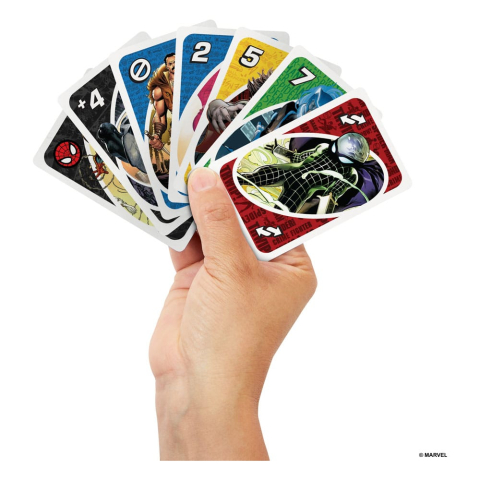 Joc UNO The Amazing Spider-Man Card Game Marvel [1]
