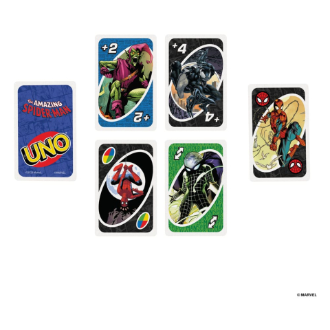 Joc UNO The Amazing Spider-Man Card Game Marvel [3]