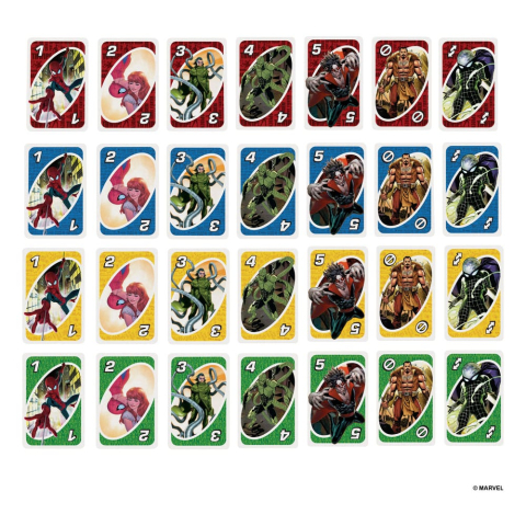 Joc UNO The Amazing Spider-Man Card Game Marvel [2]