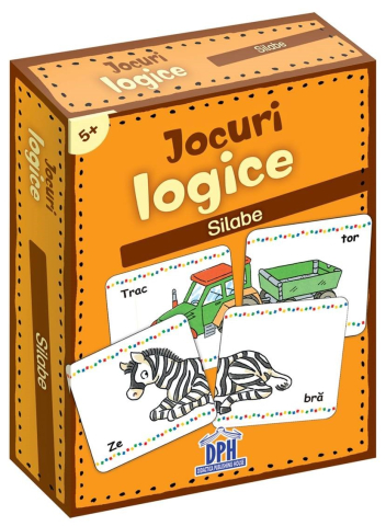 Rechizite, Creativitate, Hobby - Jocuri logice: Silabe – 48 jetoane educative 5+ ani