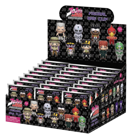JoJo's Bizarre Adventure 3D PVC Bag Clips Series 1 Blind Bag Display (24) [2]