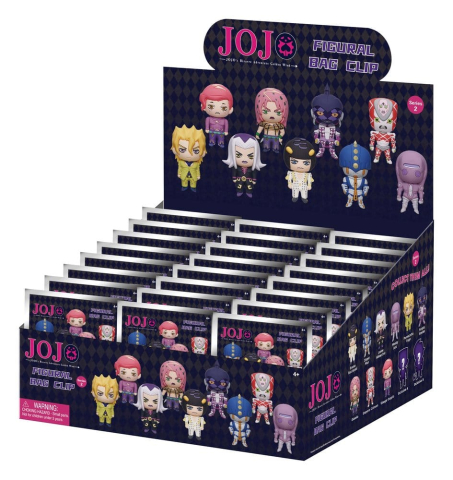 JoJo''s Bizarre Adventure 3D PVC Bag Clips Series 2 Blind Bag Display (24) [2]