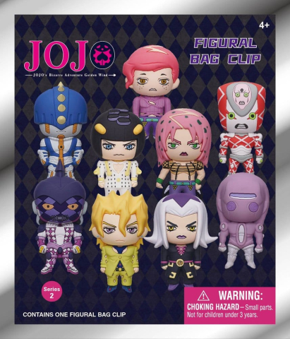JoJo''s Bizarre Adventure 3D PVC Bag Clips Series 2 Blind Bag Display (24) [1]