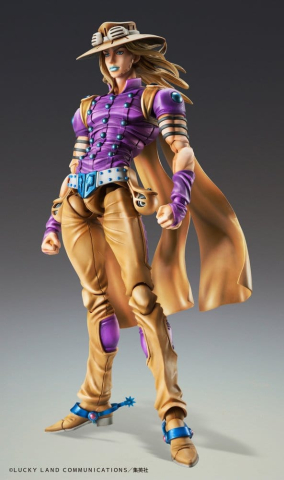 PRECOMENZI - JoJo's Bizarre Adventure Part 7: Steel Ball Run Super Action Action Figure Chozokado Gyro Zeppeli Ver.1.5 16 cm