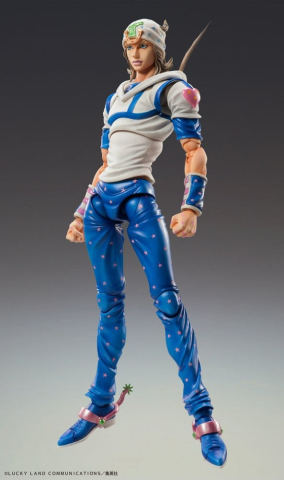 PRECOMENZI - JoJo's Bizarre Adventure Part 7: Steel Ball Run Super Chozokado Action Action Figure Johnny Joestar 15 cm