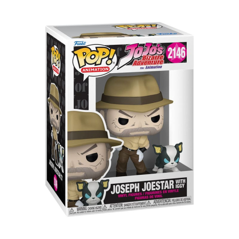 PRECOMENZI - JoJo's Bizarre Adventure POP!&Buddy Animation Vinyl Figures Joseph & Iggy 9 cm