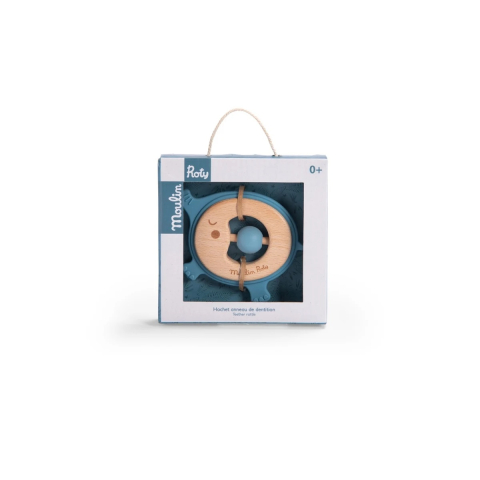 Jucarie bebe Inel de dentitie Elefant, Moulin Roty [2]