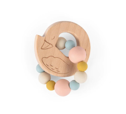 Jucarie bebe Inel de dentitie Lebada, Moulin Roty [3]