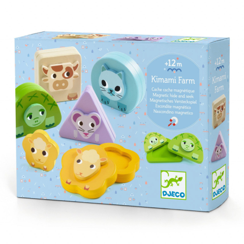 Jocuri - Jucarie educativa bebe Kimami Farm, Djeco