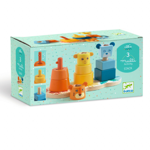 Jocuri - Jucarie educativa bebe MultiStack, Djeco