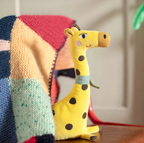 Jucarie textil bebe Girafa, Moulin Roty [1]