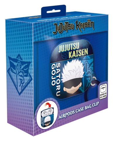 Fashion & Accessories - Jujutsu Kaisen 3D Foam Airpods Case Bag Clip Gojo Display (12)
