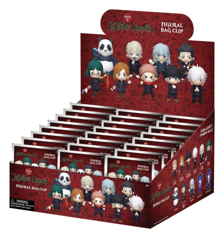 Jujutsu Kaisen 3D PVC Bag Clips Series 2 Display (24) [2]