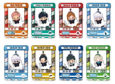 Jujutsu Kaisen Chara Catcher Acrylic Figure Anime 5th Anniversary 9 cm Blind Box Assortment (8) [8]