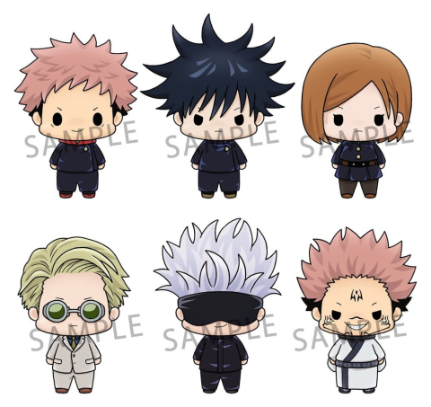 Jujutsu Kaisen Chokorin Collection Mini Figures 5 cm Blind Box Display (6) [6]