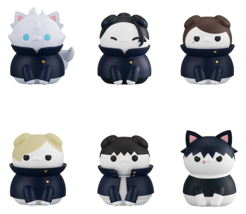 Jujutsu Kaisen Mega Cat Project Jujutsu Cats Hidden Inventory/Premature Death Ver. Mini Figures 3 cm Blind Box Display (8) (Repeat) [7]
