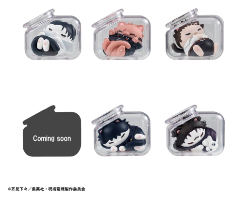 PRECOMENZI - Jujutsu Kaisen Mega Cat Project Trading Figure Good Night Jujutsu Cats 7 cm Assortment (6)