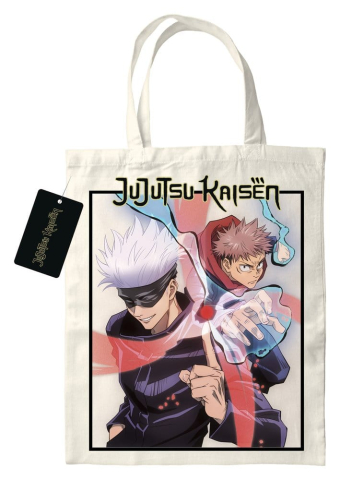 PRECOMENZI - Jujutsu Kaisen Tote Bag Gojo & Yuji 40 x 35 cm