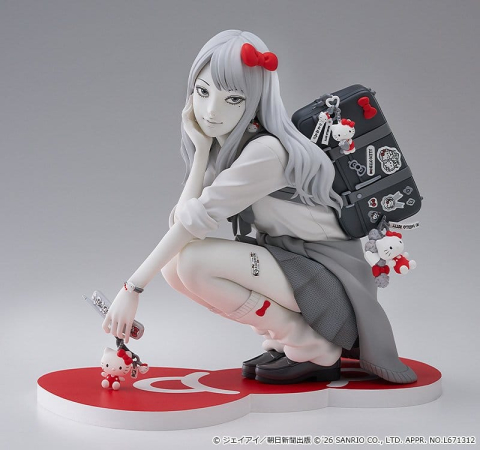 Junji Ito PVC Figure Gyaru Tomie x Hello Kitty 14 cm [5]
