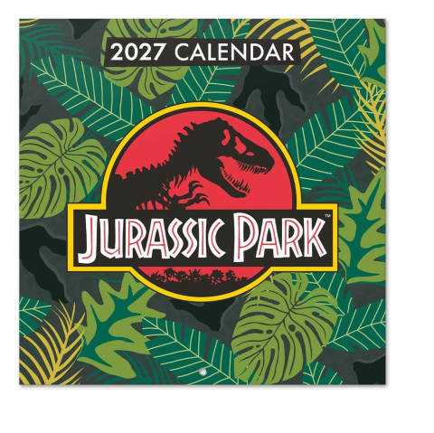PRECOMENZI - Jurassic Park 2027 Wall Calendar 30 x 30 cm
