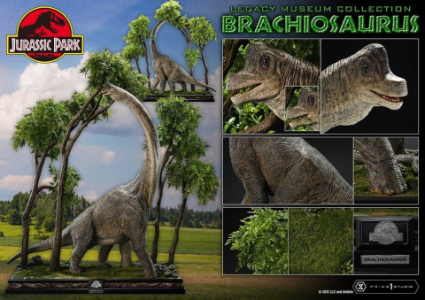 Jurassic Park (Film) Legacy Museum Collection Statue 1/15 Brachiosaurus Bonus Version 128 cm [7]