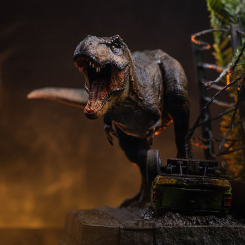 Jurassic Park Icons Statue T-Rex Breakout Set A 17 cm [4]
